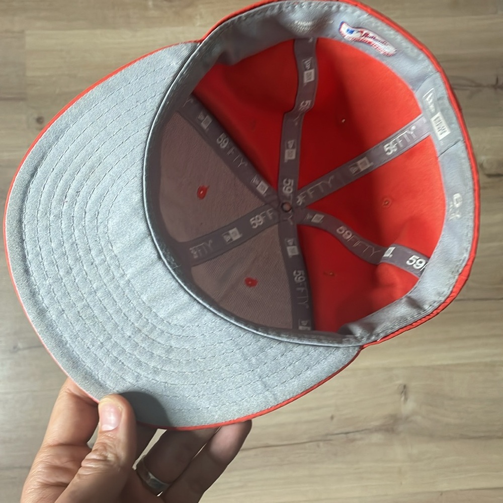 Detroit Tigers 2018‎ Florida Spring Training Hat. Orange. Signs of Wear. 6 7/8 - Picture 6 of 7